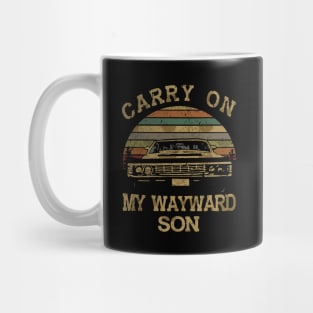 Carry on my wayward son - vintage design Mug